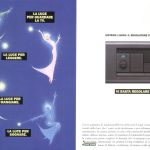 Illustrazione di quattro fatine della luce. A sinistra una presa con interruttore. Titolo: Sistema Living: il regolatore della luminosità.