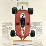 Vettura Ferrari di Formula uno. Titolo: Christian name: Ferrari. Family name: fiat.