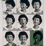 La scioccante freschezza di Golia bianca in nove espressioni una signora. Titolo: Golia Bianca titilla la papilla.