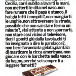 Barretta di Ciocorì con Copyhead che riprende i le classiche raccomandazioni delle mamme.